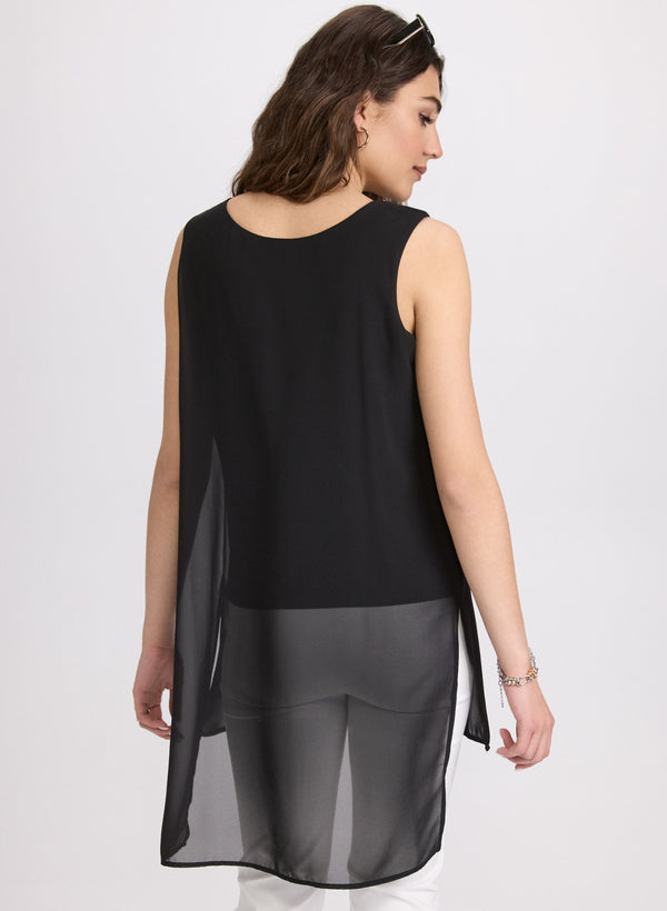 Laura Sleeveless Asymmetric Tunic