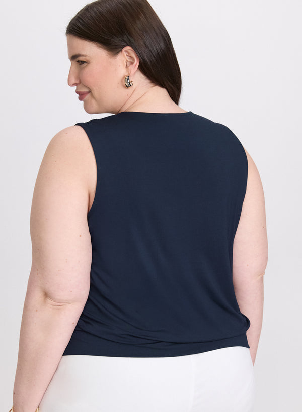 Laura Sleeveless Beaded Top