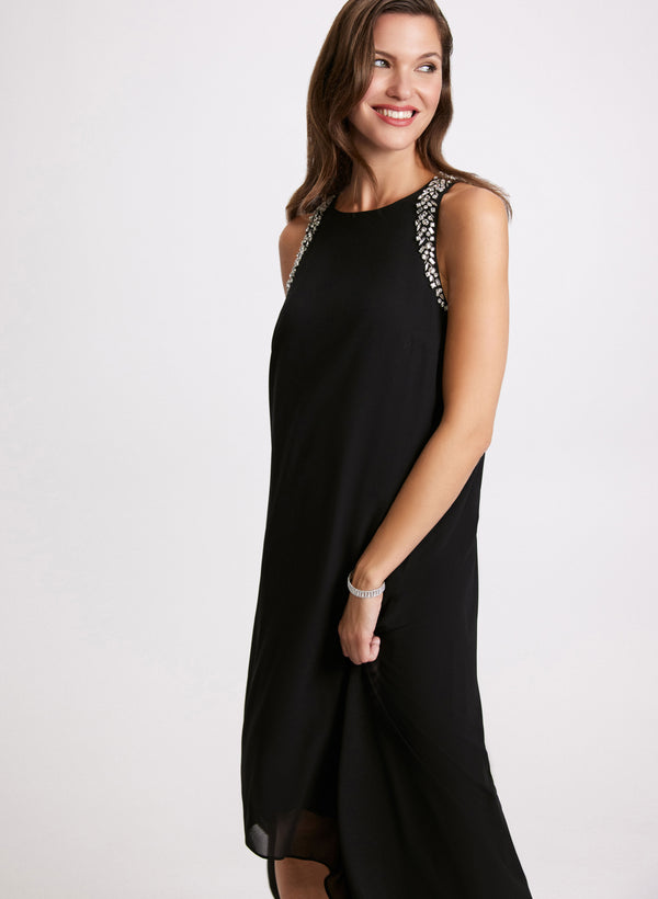 Laura Sleeveless Chiffon Dress