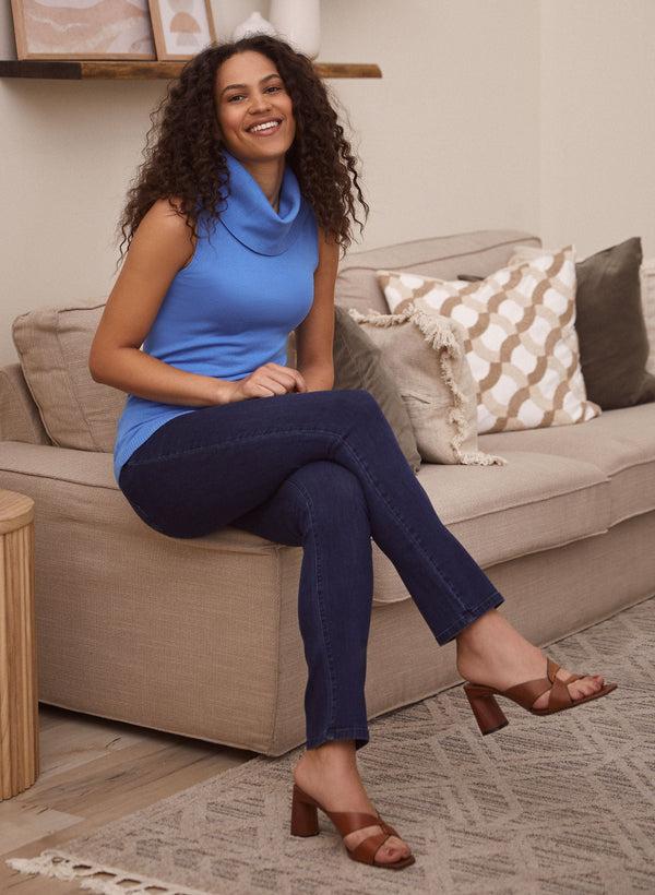 Laura Sleeveless Cowl Neck Sweater