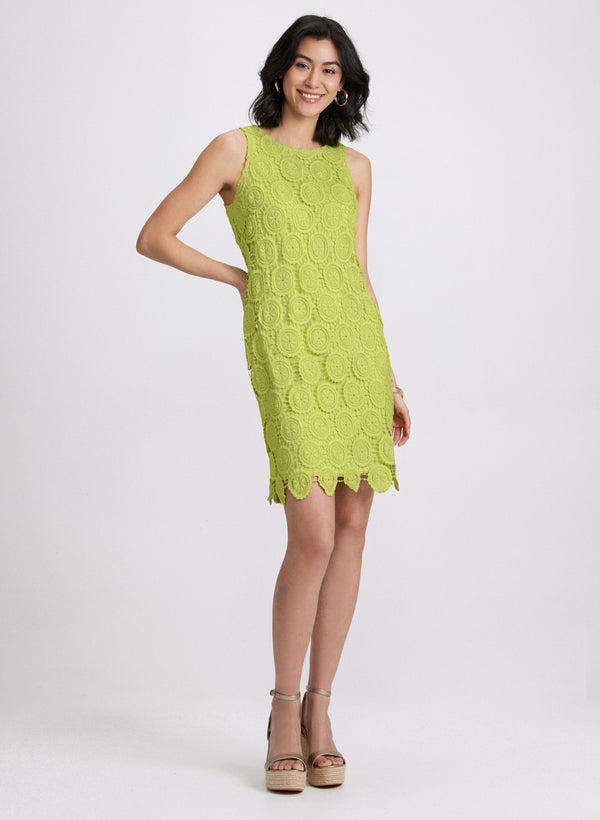 laura Sleeveless Crochet Dress