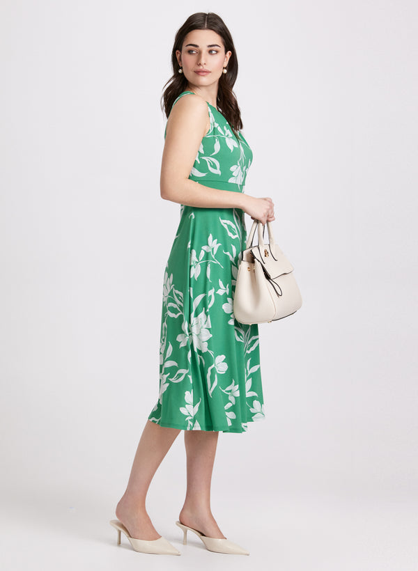 Laura Sleeveless Floral Dress