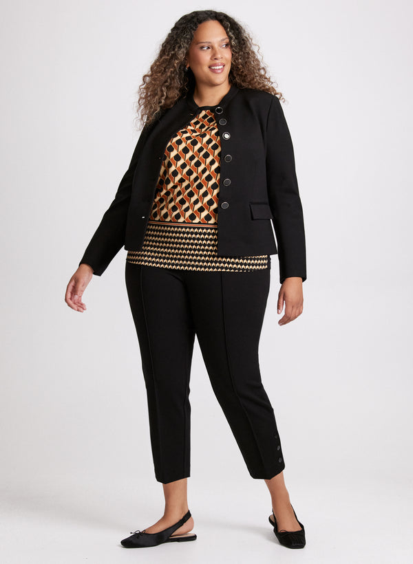 Laura Sleeveless Geometric Print Top