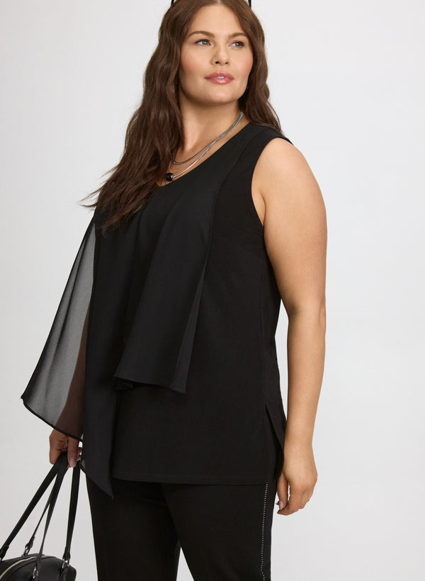 Laura Sleeveless Layered Top