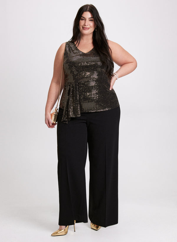 Laura Sleeveless Sequin Top