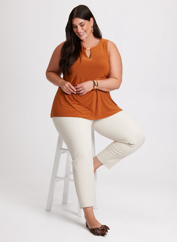 laura Sleeveless Top & Slim Leg Pants