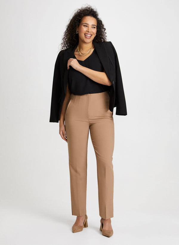 Laura Sleeveless V-Neck Blouse