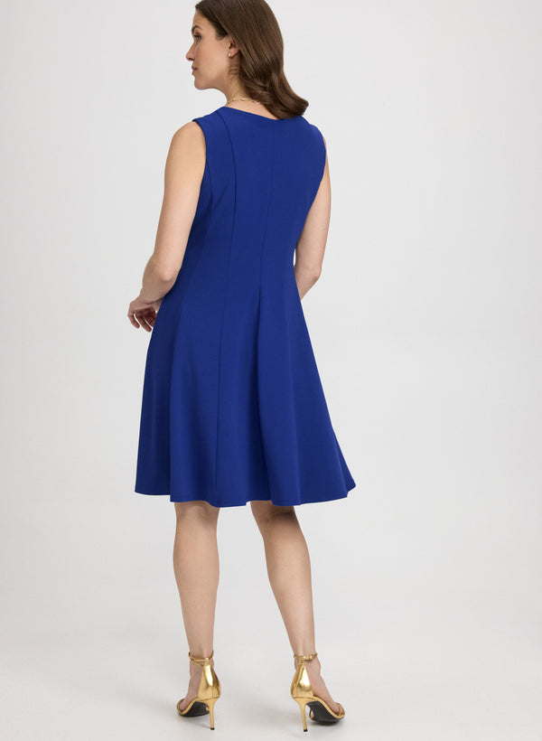 Laura Sleeveless V-Neck Dress