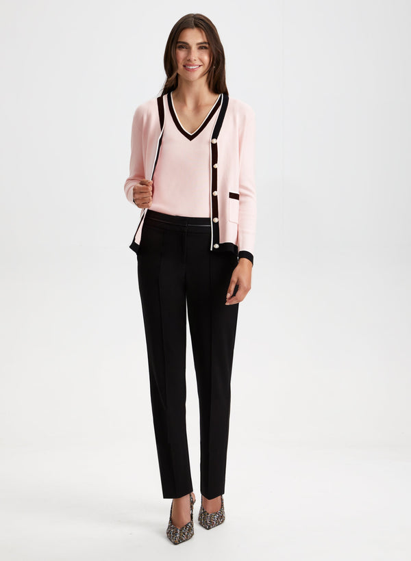 Laura Sleeveless V-Neck Sweater