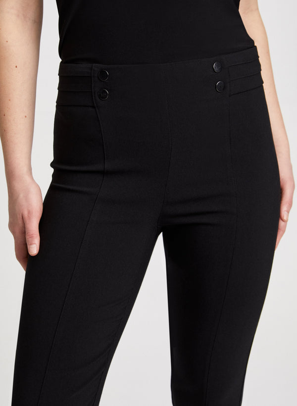 Laura Slim Leg Pull-on Bengaline Pants