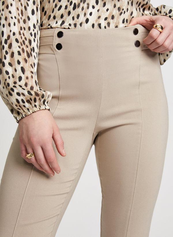 Laura Slim Leg Pull-on Bengaline Pants