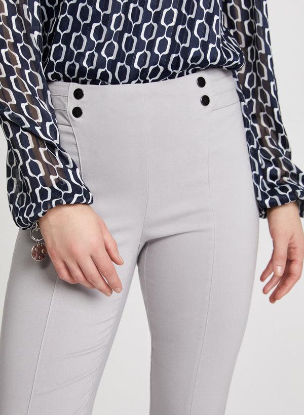 Laura Slim Leg Pull-on Bengaline Pants