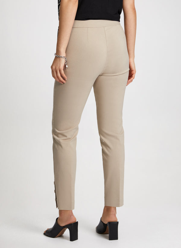 Laura Slim Pull-On Ankle Pants