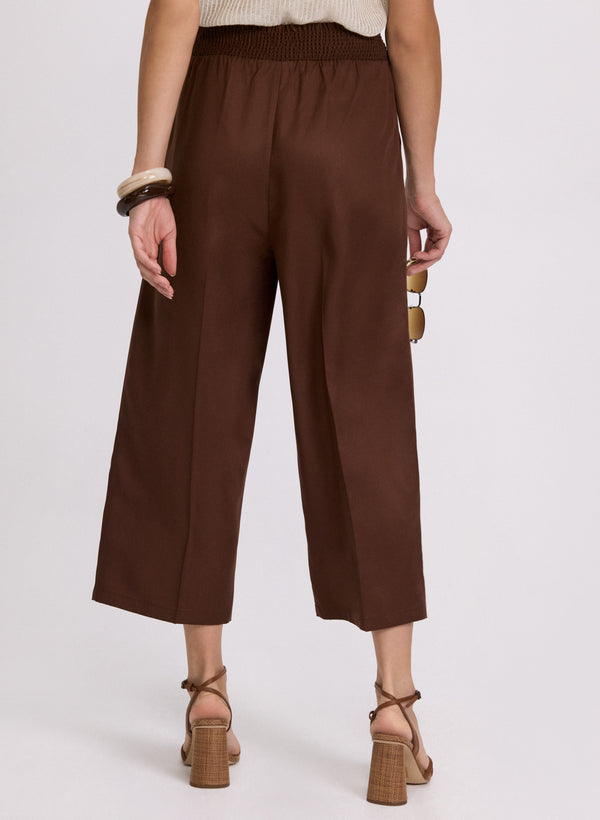 Laura Smocked Waist Culottes