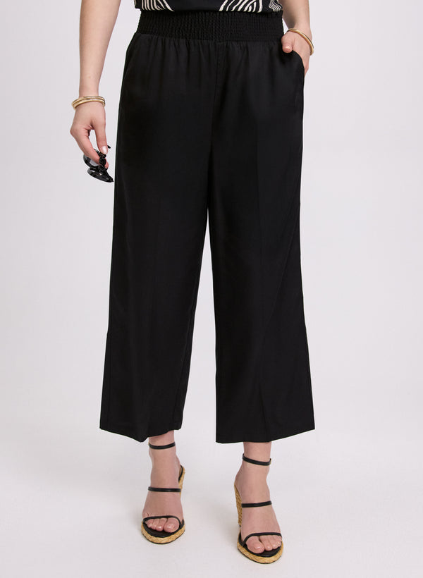 laura Smocked Waist Culottes