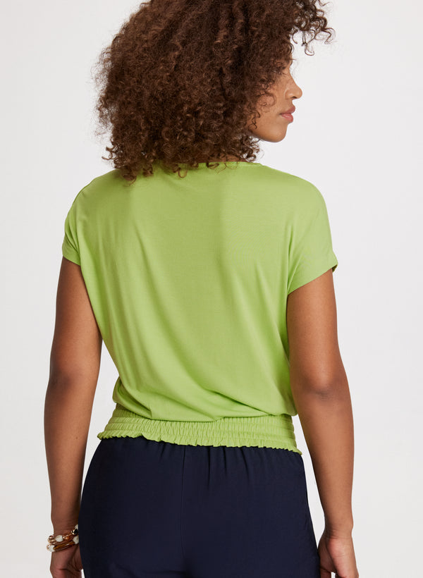 Laura Smocked Waist T-Shirt