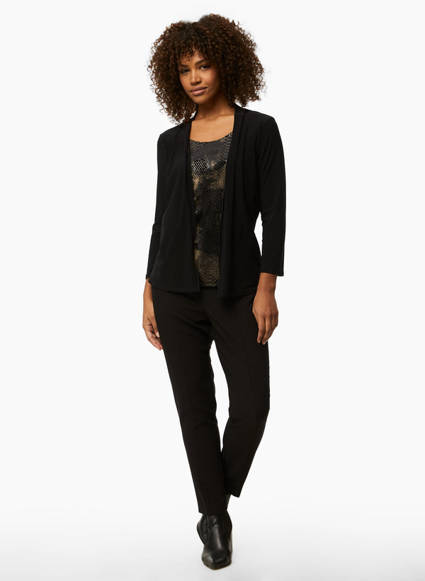 Laura Snake Print Fooler Top