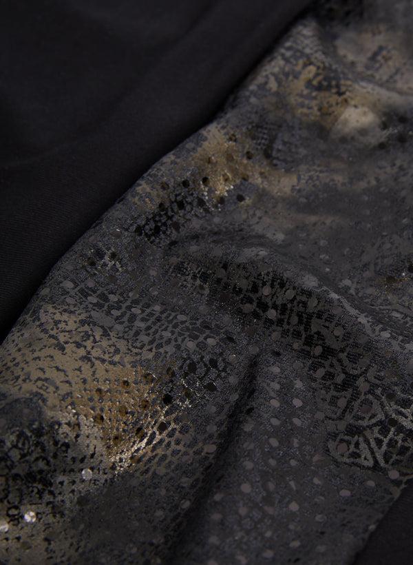 Laura Snake Print Fooler Top