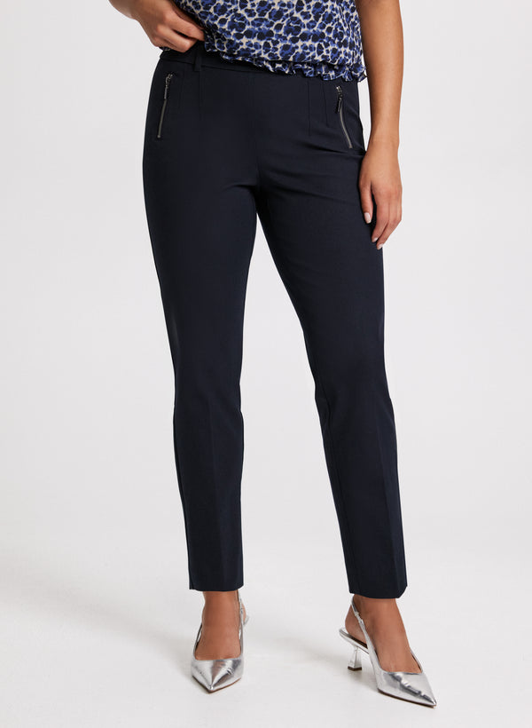 laura Sofia Darted Slim Leg Pants - Regular
