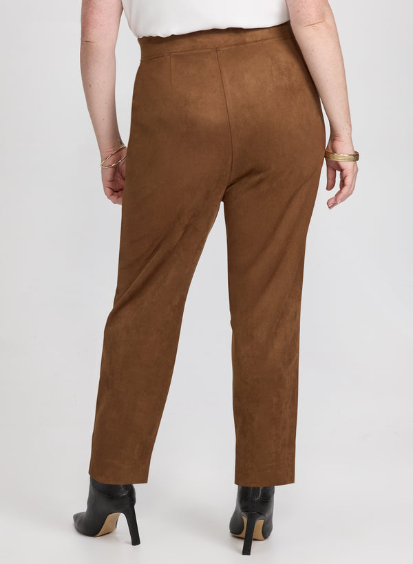Laura Sofia Faux-Suede Pants