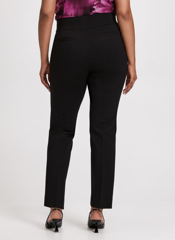 Laura Sofia Pull-On Slim-Leg Pants - Regular