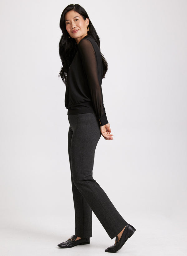 Laura Sofia Pull-On Slim-Leg Pants - Regular