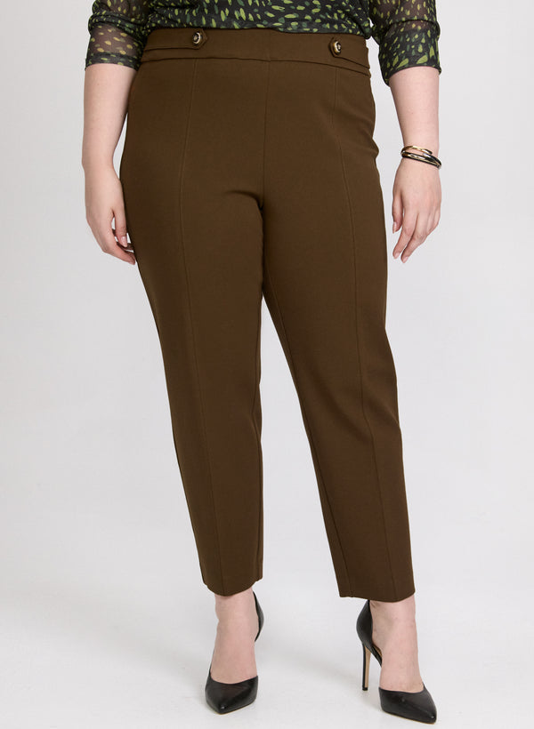 Laura Sofia Slim-Leg Pants