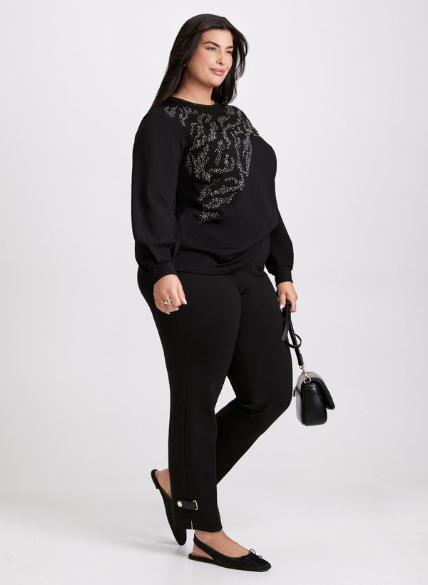 Laura Sofia Slim-Leg Pants - Regular