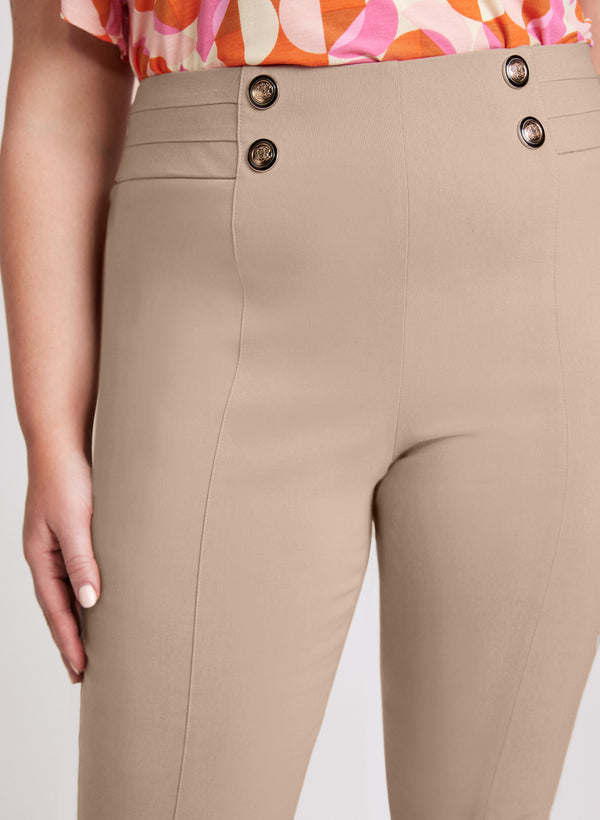 Laura Sofia Slim-Leg Pants - Short