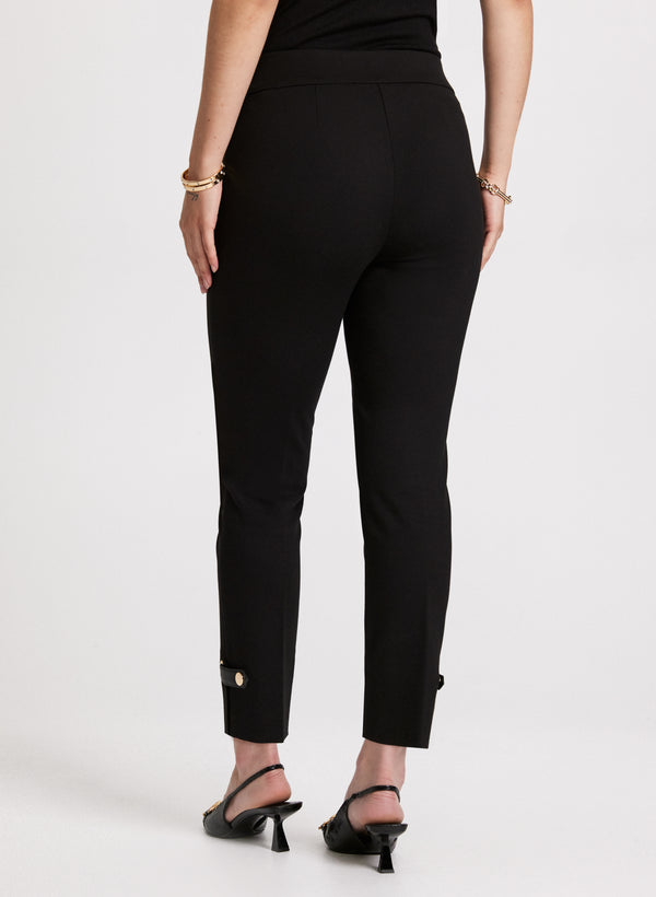 Laura Sofia Slim-Leg Pants - Short