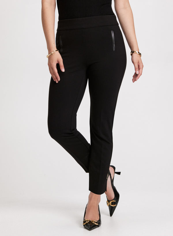 laura Sofia Slim-Leg Pants - Short