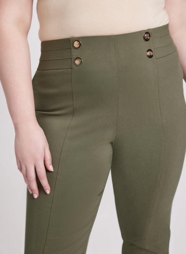 Laura Sofia Slim-Leg Pants - Short