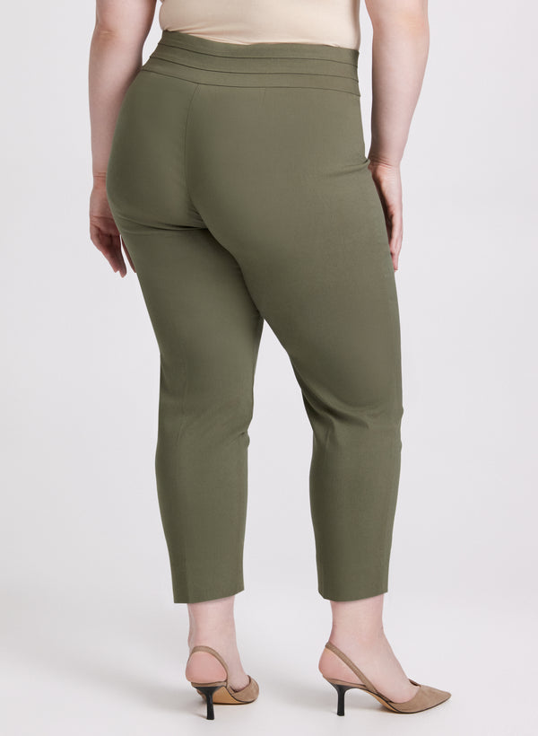 Laura Sofia Slim-Leg Pants - Short