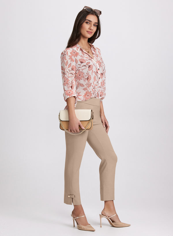 Laura Sofia Slim-Leg Pants - Short