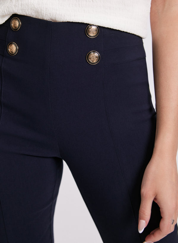 Laura Sofia Slim-Leg Pants - Short