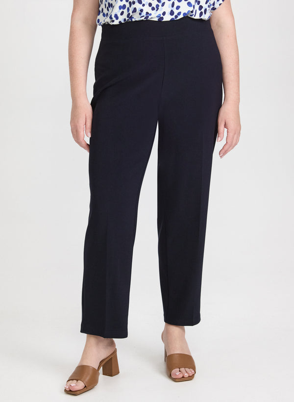laura Sophia Pull-On Straight Leg Pants