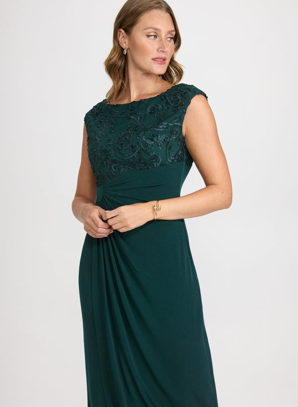 Laura Soutache Detail Dress