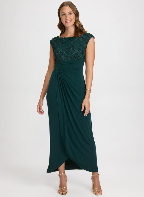 laura Soutache Detail Dress