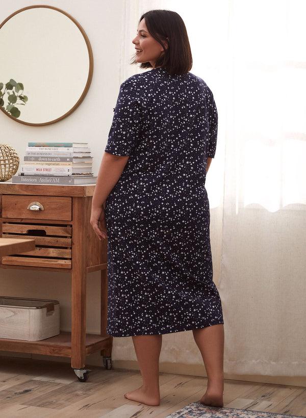 Laura Star Print Nightgown