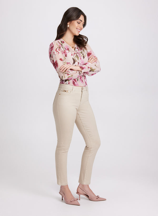 Laura Straight-Leg Ankle Jeans