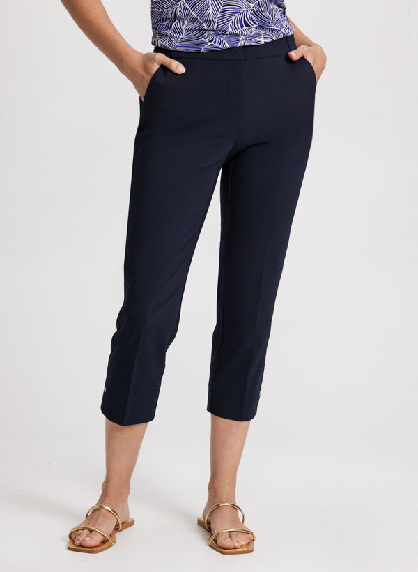 laura Straight-Leg Capris