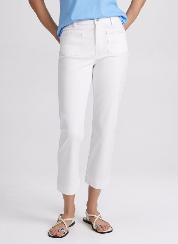 laura Straight-Leg Capris