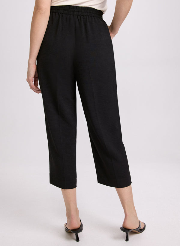 Laura Straight-Leg Drawstring Capris