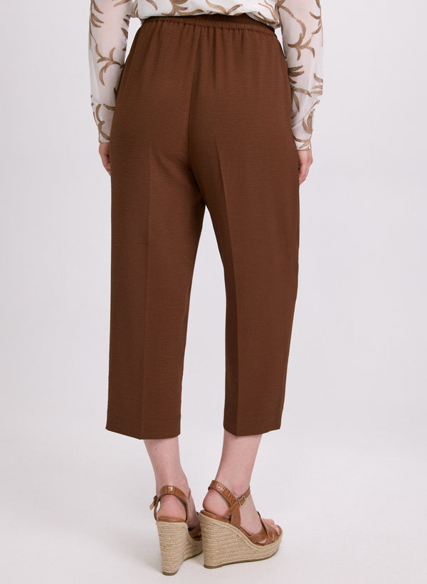 Laura Straight-Leg Drawstring Capris