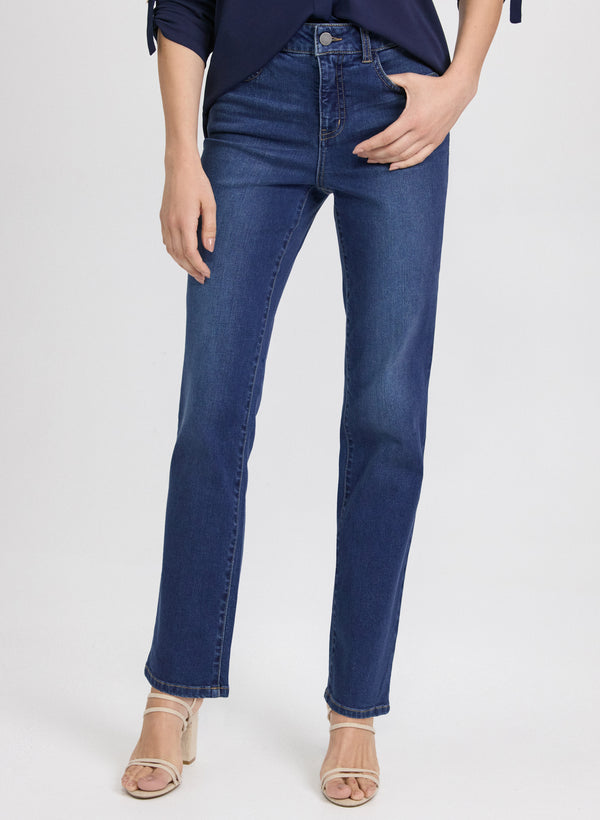 laura Straight-Leg Jeans