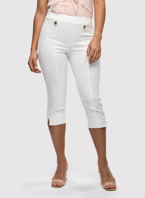 laura Straight Leg Pull-On Capris