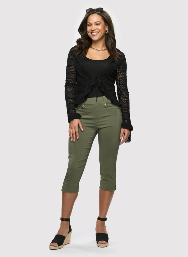 Laura Straight Leg Pull-On Capris