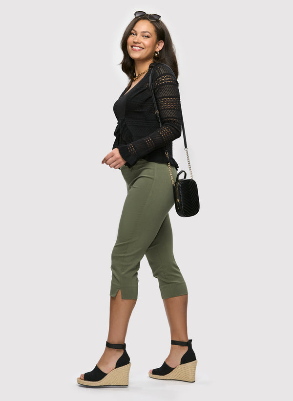 Laura Straight Leg Pull-On Capris