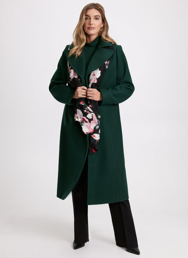 Laura Stretch Wool Blend Coat