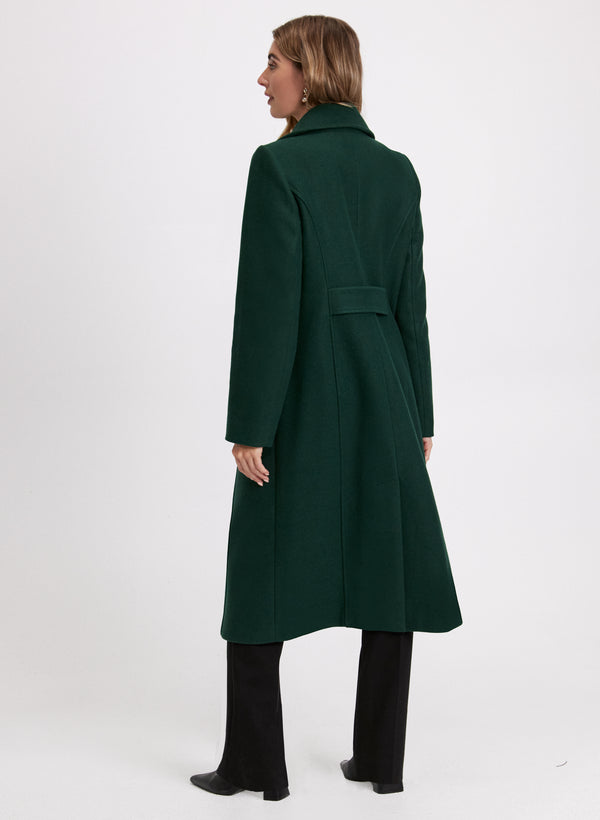 Laura Stretch Wool Blend Coat